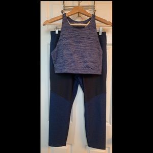 Outdoor Voices Legging & Crop Top/Sports Bra